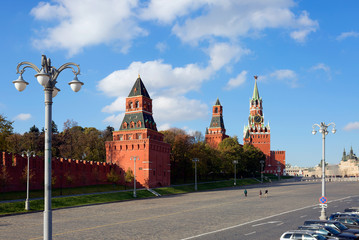 Obraz premium Москва. Кремлёвские башни.