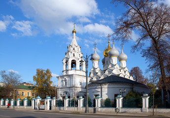 Fototapeta na wymiar Церковь Святого Николая В Москве.