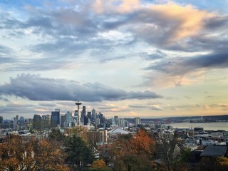 downtown seattle from kerry park