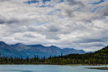 Alaska Highway above Haines Junction- Yukon Territory- Canada  The views are endless in this part of the country.