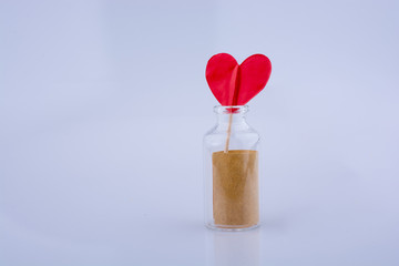 Heart in a little bottle