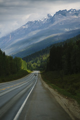 Highway in Banff National Park