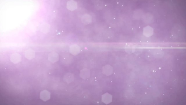 Beautiful Tranquil Pink Purple Background with Rays of Light and Dust Particles