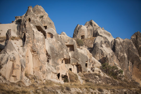 Caves in Cappadocia, Turkey