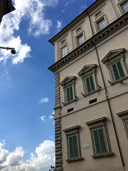 Fototapeta na wymiar Palazzo del Quirinale, Roma, Italia. 9-10-2016. Dal 1946 è la residenza ufficiale del presidente della Repubblica