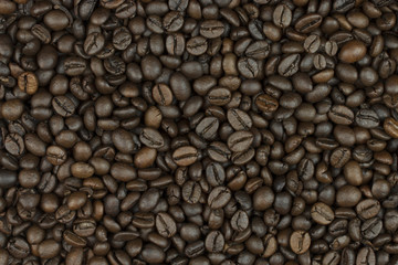 roasted coffee beans, can be used as a background