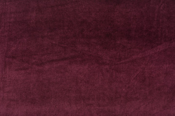Fabric, Burgundy Velvet