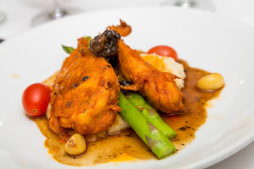 Baked Chicken and Asparagus