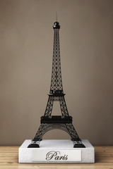 Eiffel Tower Statue. 3d Rendering