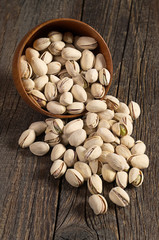 Pistachios in bowl