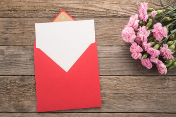  Flowers and envelope 