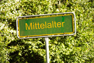 Schild 118 - Mittelalter