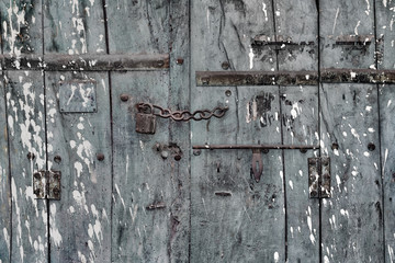 Wooden door, Jaipur, Rajasthan, India