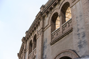Monument bullring in the center of the Spanish city of Castellon