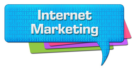 Internet Marketing Binary Colorful Comment Symbol 
