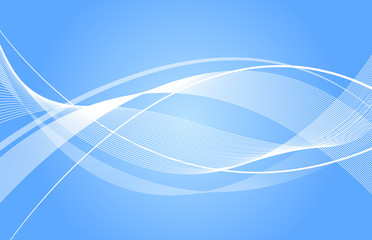 Blue abstract wavy background