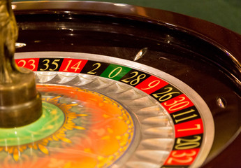 Roulette Numbers on Wheel