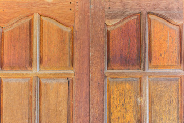 Brown wooden Thai window background