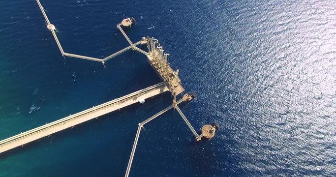  oil refinery at sea israel.