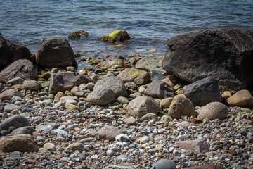 Rocky seaside, horizontal