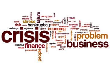 Crisis word cloud