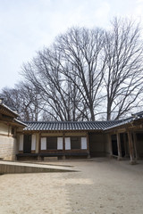 Architectural detail - Korean Tradition Wooden door and Window,