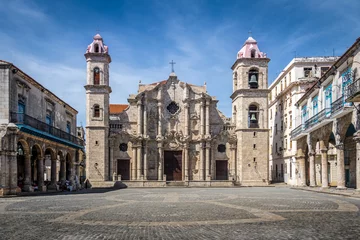 Fotobehang Havana Cathedral, Cuba © diegograndi