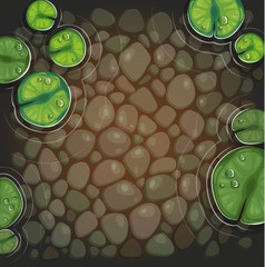 pond top view