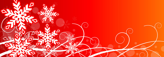 Red Abstract Christmas background