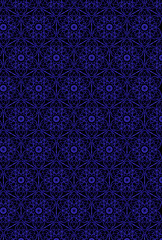 Illustration on a symmetrical pattern