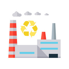 Factory Building in Flat