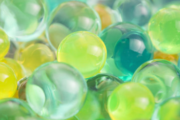 Color balls, hydrogel beads