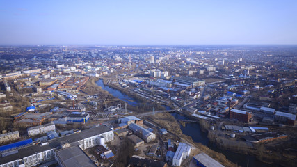 аэро фото промышленного района