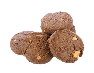 cookie on white background