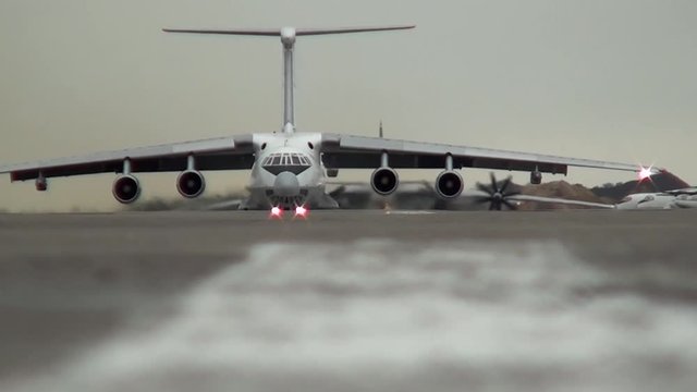 Two transport planes, they rule on the airfield