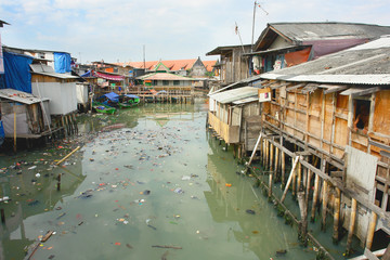 Sunda Kelapa -  old port of Jakarta - capital of Indonesia
 - obrazy, fototapety, plakaty
