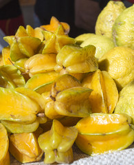 The star fruit or Carambola fruit