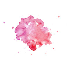 Colorful abstract watercolor texture with splashes and spatters. Modern creative watercolor background for trendy design.