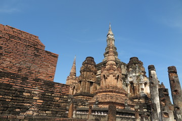 Sukhothai historical park, Wat Mahathat, Unesco world heritage, Sukhothai Thailand