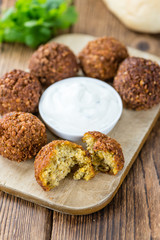 Portion of Falafel