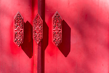 Old style door of Thailand