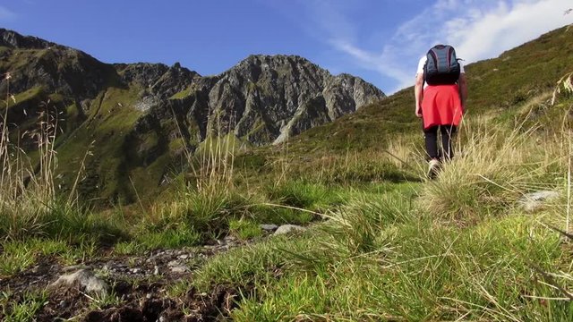 Hiking in the Austrian Alps