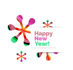 Christmas banner with baubles