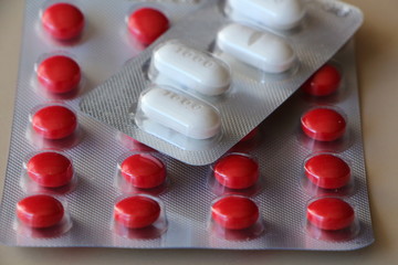 Plaquettes de médicaments