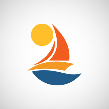 wind surfing logo