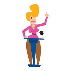 Politicians people vector set.