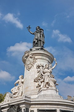 Statue de la République, Place de la République, Paris, France