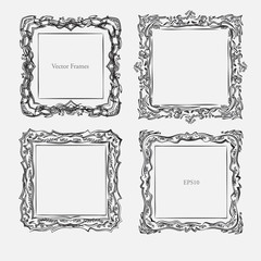 antique square decorative vintage