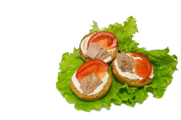 tuna sandwiches isolated isolated