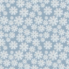 Snowflakes on a blue background winter pattern Winter pattern abstract snowflake Background watercolor snowflakes Snowflakes seamless background watercolor Winter background seamless pattern